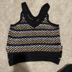 Multicolor knit top